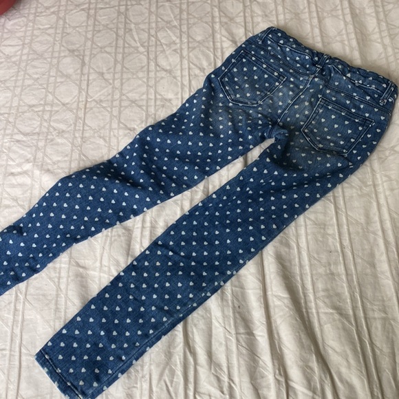 Heart pattern Jeans with stretch size 7 - Picture 6 of 8